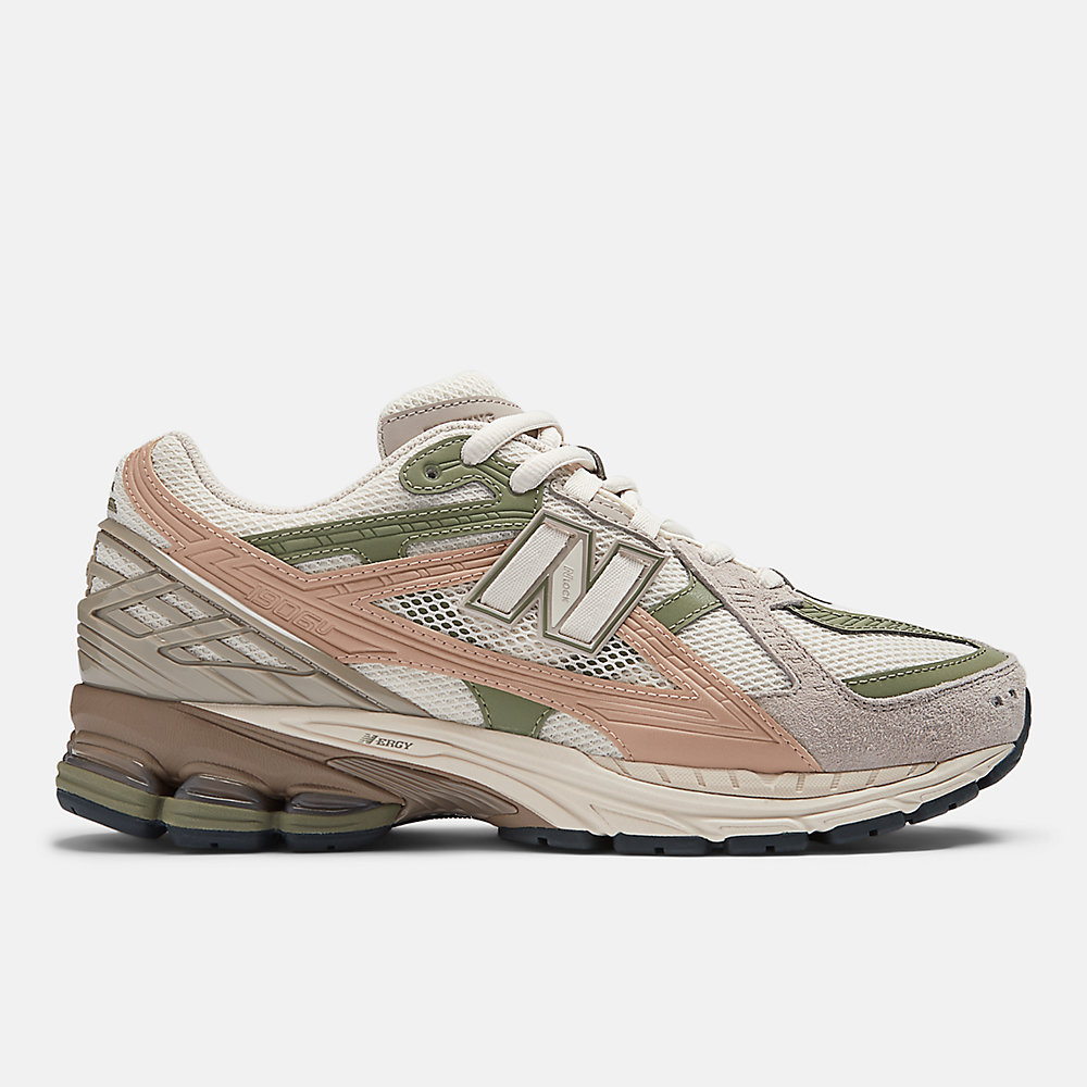 New Balance 1906 Utility Shoes Linen with Dark Olivine and Flat Taupe